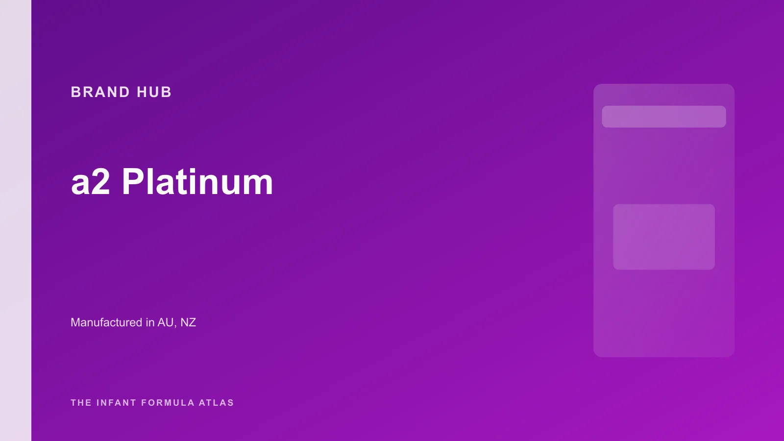 a2 Platinum brand hub hero