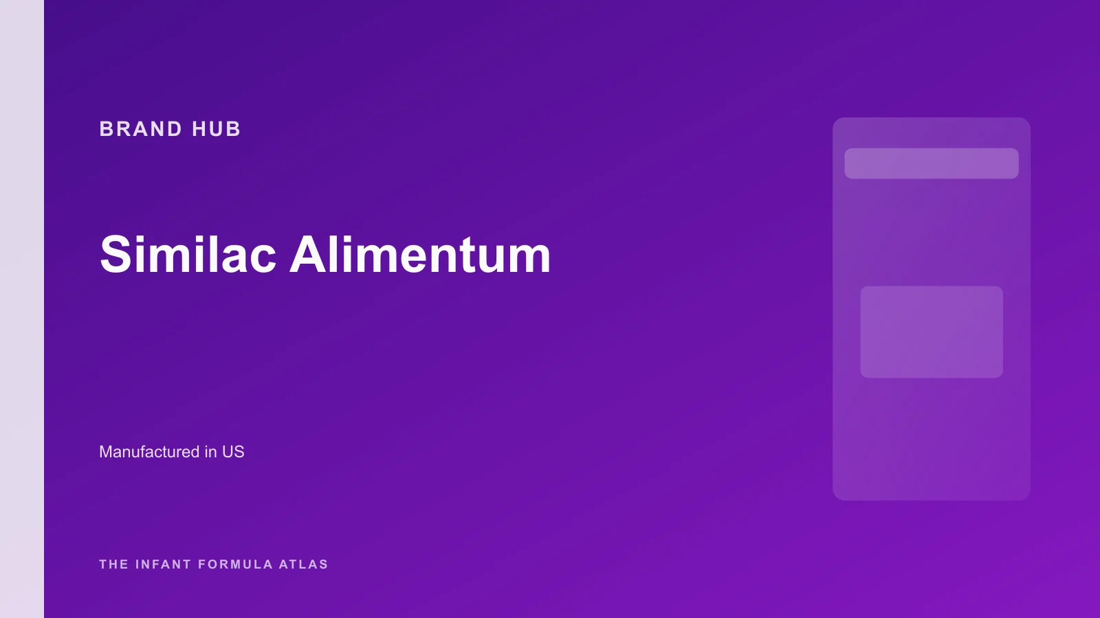 Similac Alimentum brand hub hero