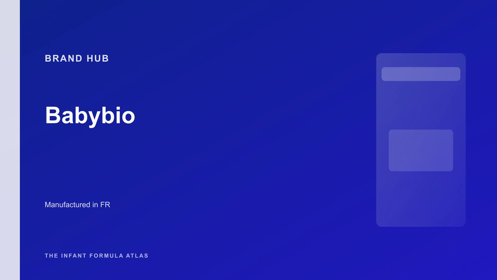 Babybio brand hub hero