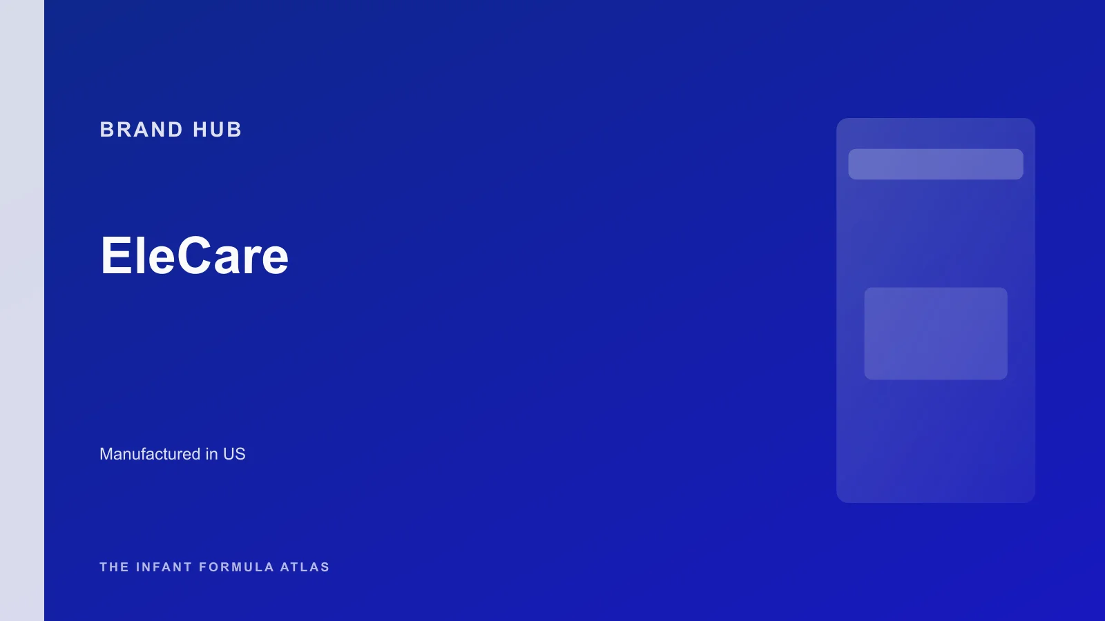 EleCare brand hub hero