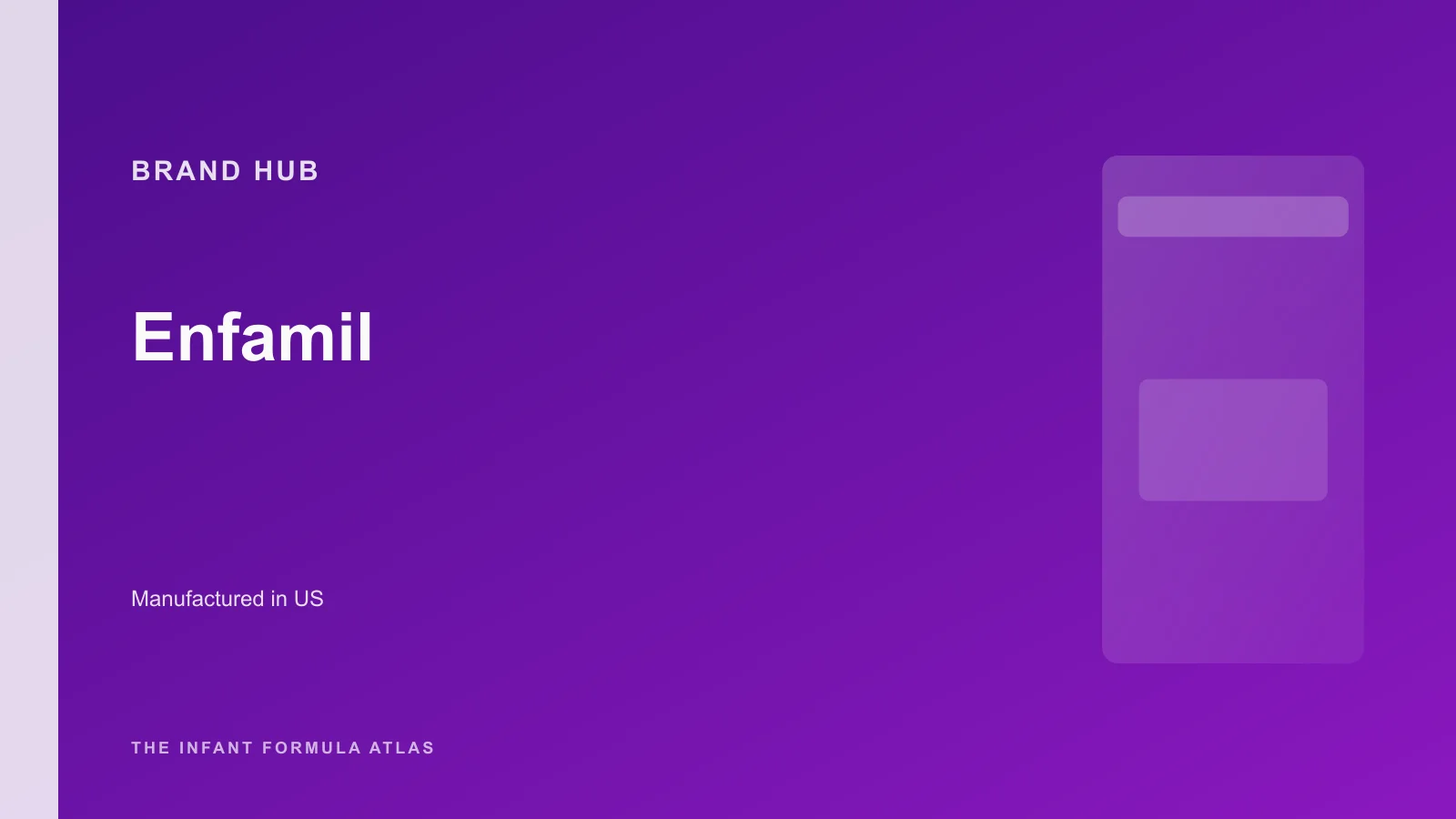 Enfamil brand hub hero
