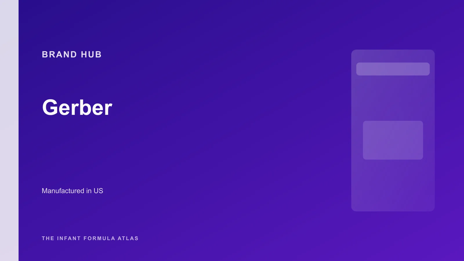 Gerber brand hub hero