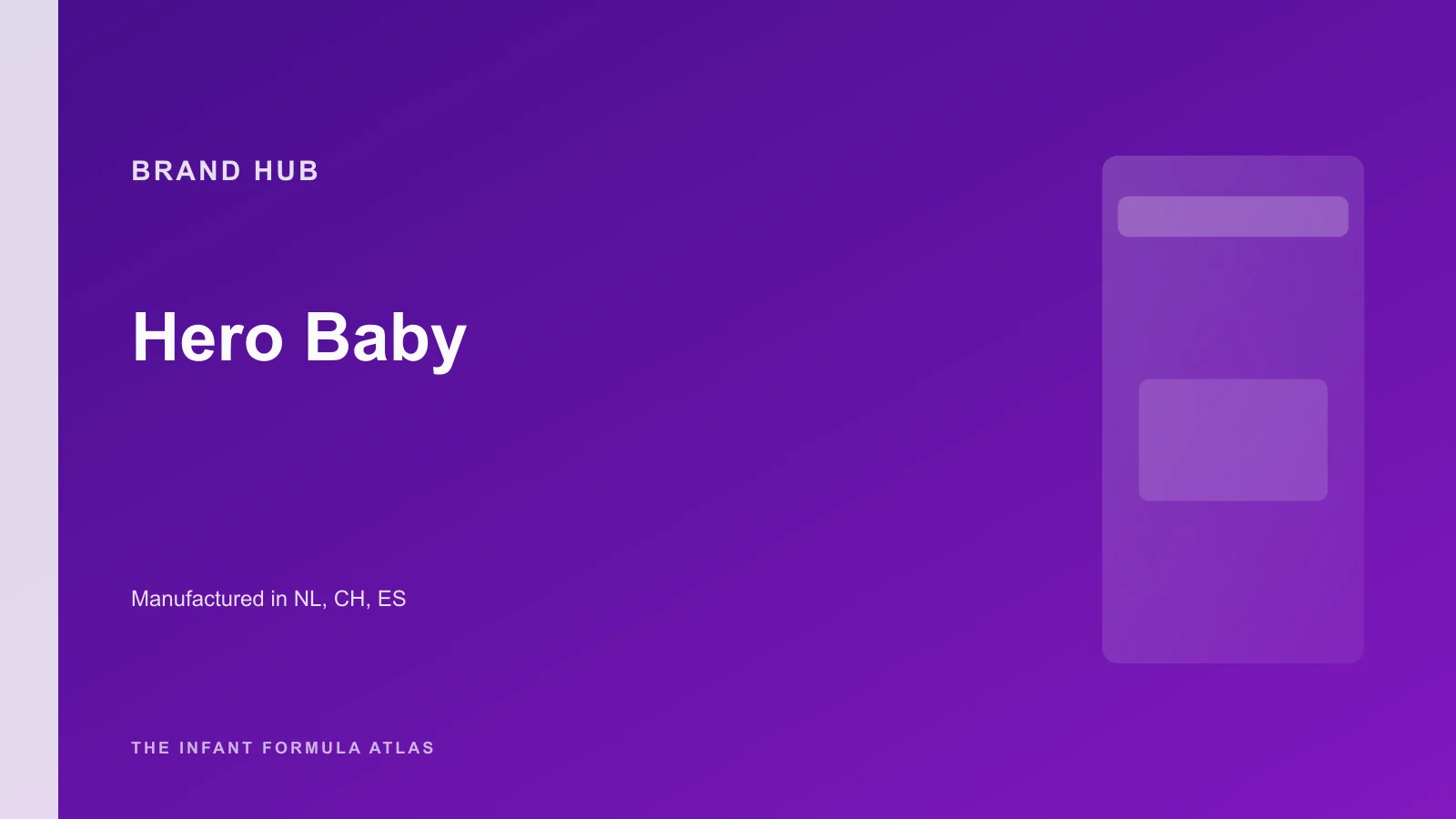 Hero Baby brand hub hero