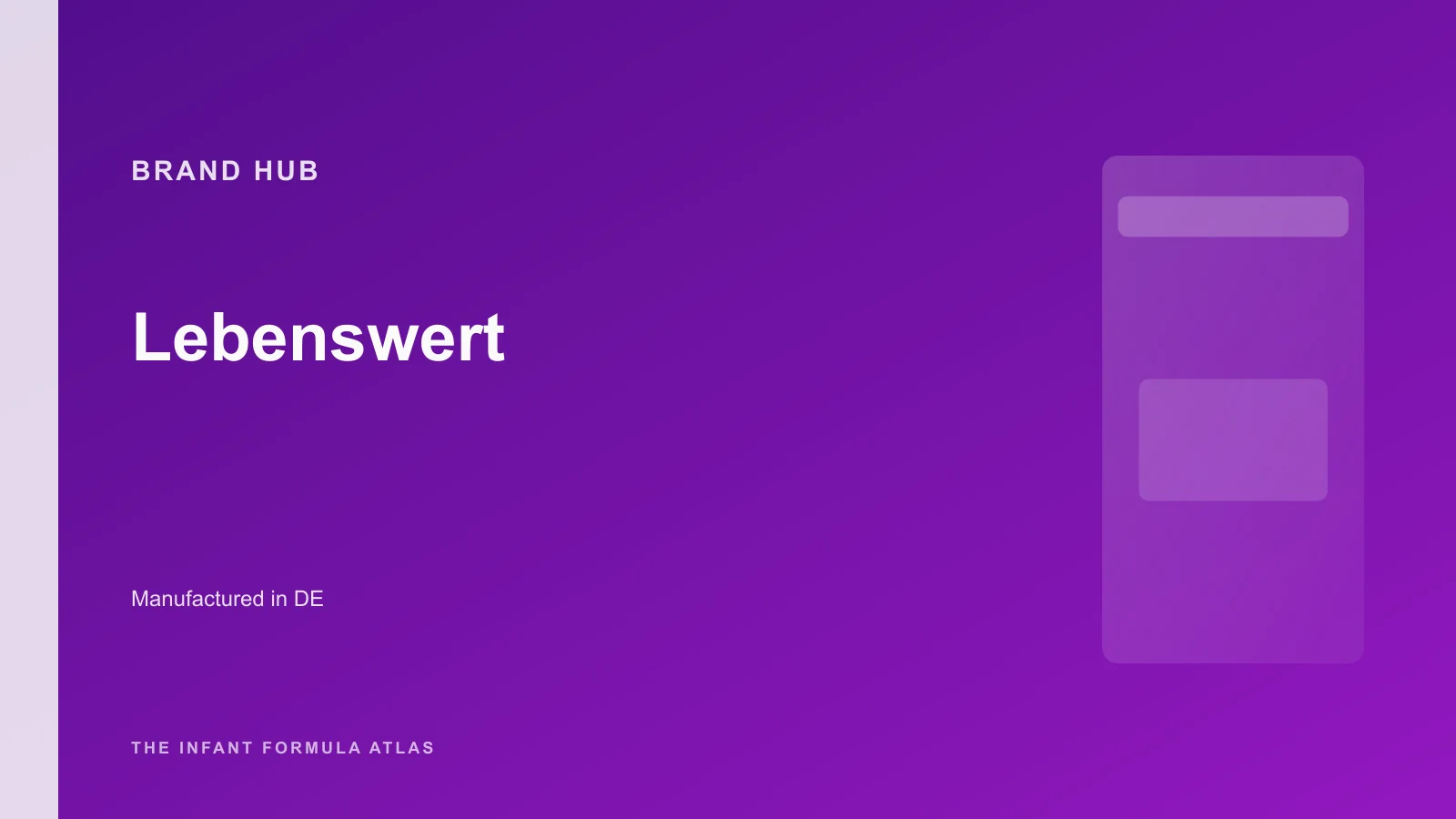 Lebenswert brand hub hero
