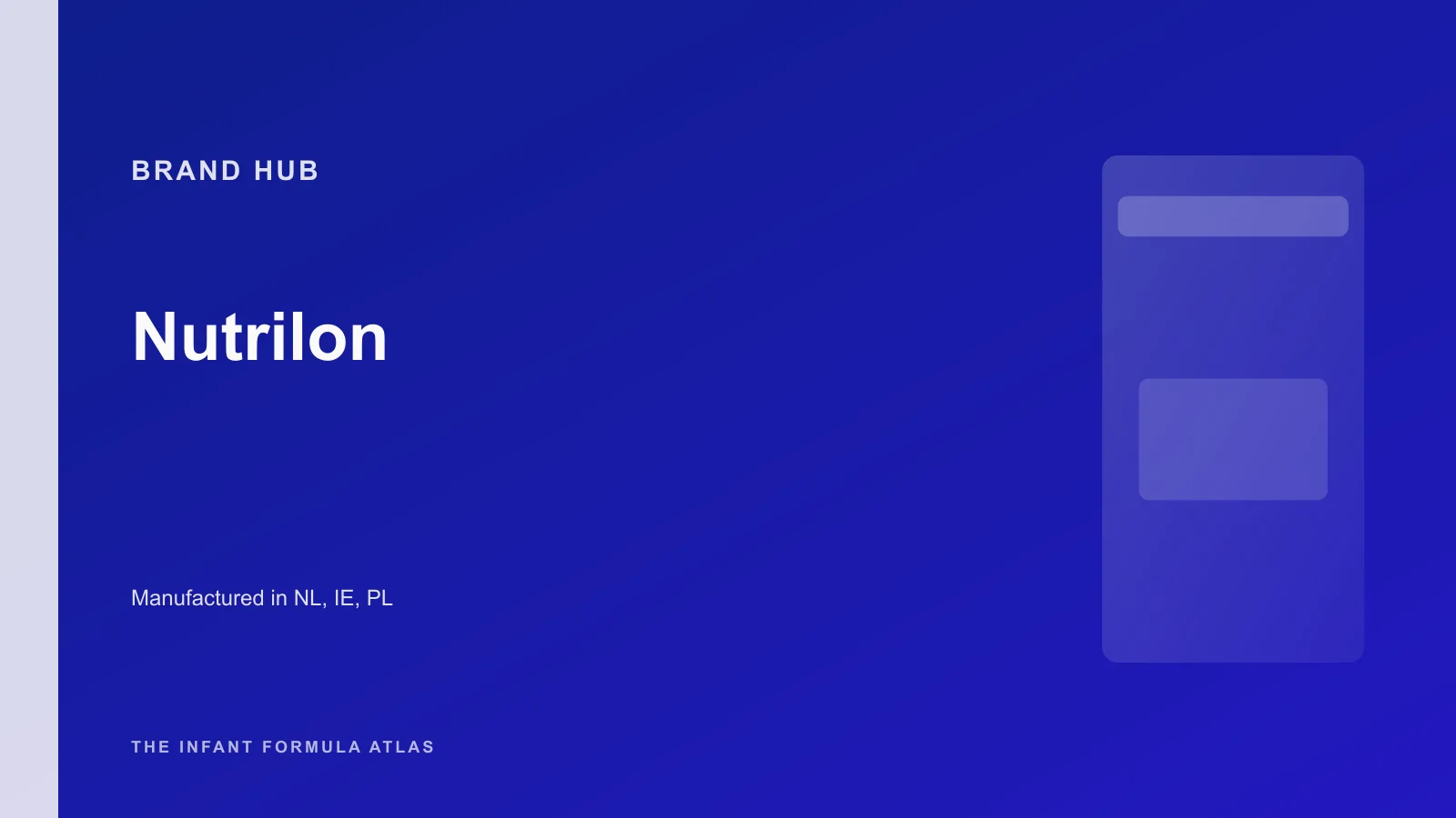 Nutrilon brand hub hero