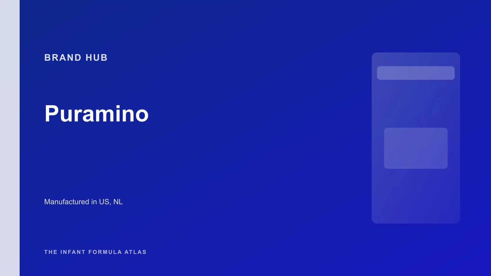 Puramino brand hub hero