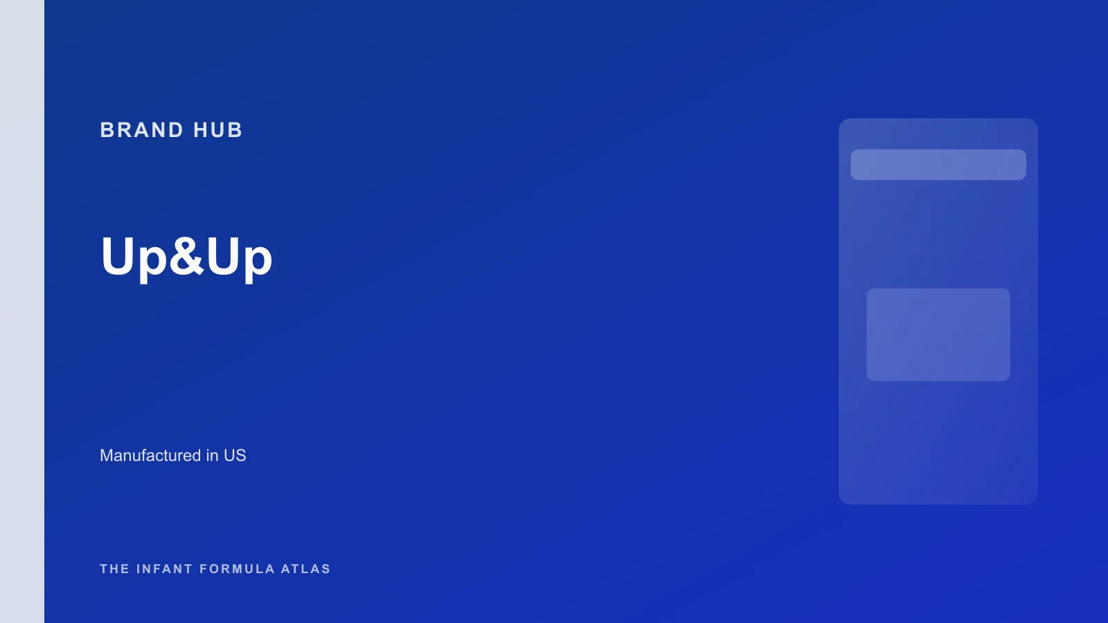 Up&Up brand hub hero