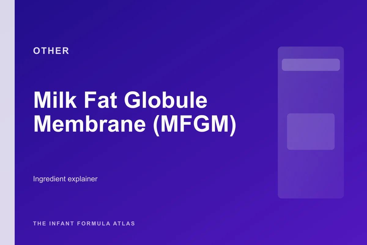 Milk Fat Globule Membrane (MFGM)